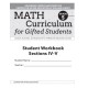 Math Curriculum for Gifted Students: Lessons, Activities, and Extensions for Gifted and Advanced Learners, Student Workbooks, Sections IV-V (Set of 5): Grade 5
