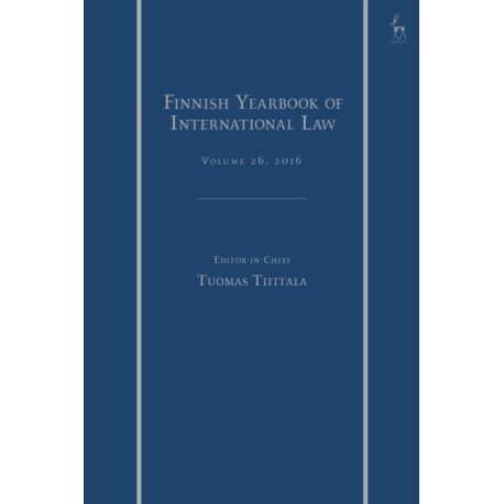 The Finnish Yearbook of International Law, Vol 26, 2016