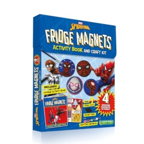 Marvel Spider-Man: Fridge Magnets Activity Book and Craft Kit