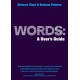 Words: A User's Guide