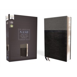NASB, Thinline Bible, Leathersoft, Black, Red Letter, 1995 Text, Comfort Print