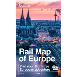 Collins Rail Map of Europe: Plan Your Flight-Free European Adventure