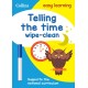 Telling the Time Wipe Clean Activity Book: Ideal for Home Learning