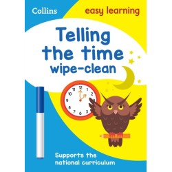 Telling the Time Wipe Clean Activity Book: Ideal for Home Learning