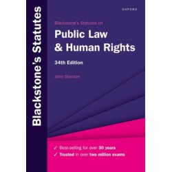Blackstone's Statutes on Public Law & Human Rights