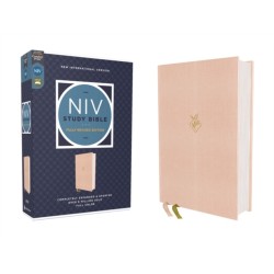 NIV Study Bible, Fully Revised Edition (Study Deeply. Believe Wholeheartedly.), Cloth over Board, Pink, Red Letter, Comfort Print: New International Version, Pink, Cloth Over Board, Red Letter, Comfort Print, Ribbon Marker