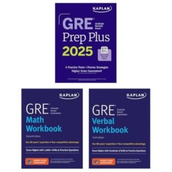 GRE Complete Ninth Edition (2025): Includes 6 Full Length Practice Tests, 2500+ Practice Questions + Online Access to 1000+ Question Bank, Video Explanations, and a Kaplan Live Online Class