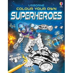 Colour Your Own Superheroes
