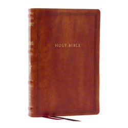 RSV Personal Size Bible with Cross References, Brown Leathersoft, (Sovereign Collection)