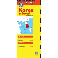 Korea & Seoul Travel Map Second Edition