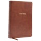 KJV, Foundation Study Bible, Large Print, Leathersoft, Brown, Red Letter, Comfort Print: Holy Bible, King James Version