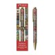 Bodleian Libraries: High Jinks Bookshelves Boxed Decorative Ballpoint Pen
