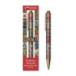 Bodleian Libraries: High Jinks Bookshelves Boxed Decorative Ballpoint Pen
