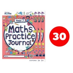 White Rose Maths Practice Journals Year 7 Workbooks: Pack of 30
