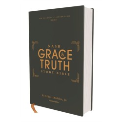 NASB, The Grace and Truth Study Bible (Trustworthy and Practical Insights), Hardcover, Green, Red Letter, 1995 Text, Comfort Print