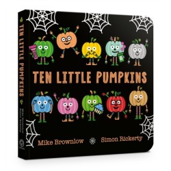 Ten Little Pumpkins Board Book: The perfect picture book for Halloween