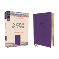 NRSVue, Holy Bible, Personal Size, Leathersoft, Purple, Comfort Print