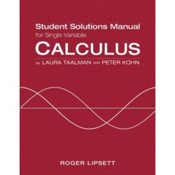 Single Variable Student Solutions Manual for Calculus