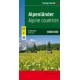 Alpine Countries Road and Leisure Map: Austria - Germany - Liechtenstein - Switzerland - France - Italy - Slovenia