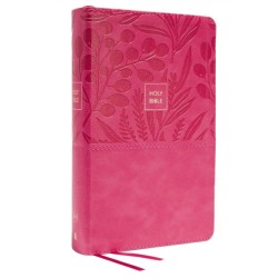 KJV Holy Bible: Large Print Single-Column with 43,000 End-of-Verse Cross References, Pink Leathersoft, Personal Size, Red Letter, Comfort Print: King James Version: Holy Bible, King James Version
