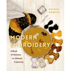 Modern Embroidery: A Book of Stitches to Unleash Creativity (Needlework Guide, Craft Gift, Embroider Flowers)