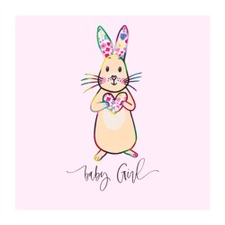 Baby Girl Greetings Card