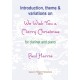 Introduction, Theme and Variations on We Wish You a Merry Christmas (Clarinet and Piano)