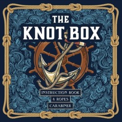 The Knot Box: Instruction Book, 4 Ropes, Carabiner