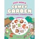 Cozy World Comfy Garden: Easy Colouring and Sticker Scene for Teens, Young Adults and Adults