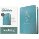 NLT Premium Gift Bible, Filament Enabled, Teal Cross