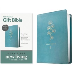 NLT Premium Gift Bible, Filament Enabled, Teal Cross