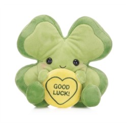Love Hearts 7" Good Luck Clover Plush Gift