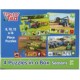 . 4 puzzles in a box - Tractor Ted: Four Seasons on the Farm Puzzles - Spring, Summer, Autumn and Winter - Perfect for Kids age 3+