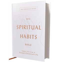 NIV, Spiritual Habits Bible, Hardcover, Red Letter, Comfort Print: Learn to Live a Gospel-Centered Life