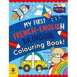 My First French-English Bilingual Colouring Book