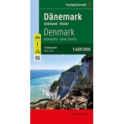 Denmark - Greenland - Faroe Islands Road Map 1:400,000