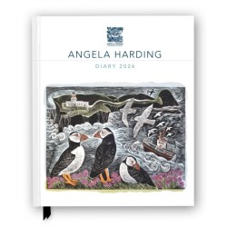 Angela Harding 2026 Desk Diary Planner - Week to View, Illustrated throughout