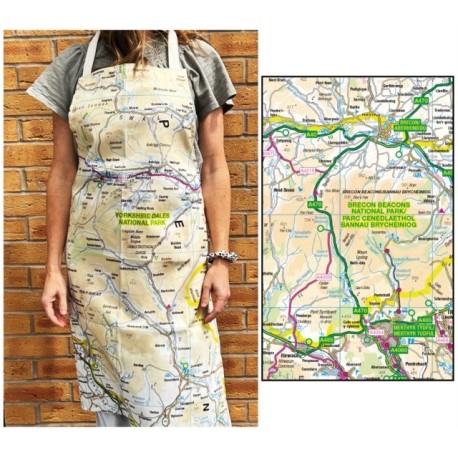 OS Map Adult Apron - Brecon Beacons National Park