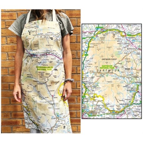 OS Map Adult Apron - Dartmoor National Park