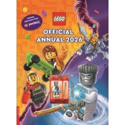 LEGO® Books. Official Annual 2026 (with Zane LEGO NINJAGO® minifigure)