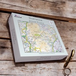 OS Map 500 Piece Premium Jigsaw Puzzle - Dartmoor National Park