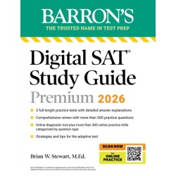 Digital SAT Study Guide Premium, 2026: 3 Practice Tests + Comprehensive Review + Online Practice