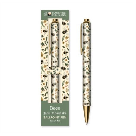 Jade Mosinski: Garden Bees Boxed Decorative Ballpoint Pen