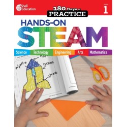 180 Days™: Hands-On STEAM for Grade 1: Practice, Assess, Diagnose
