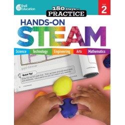180 Days™: Hands-On STEAM for Grade 2: Practice, Assess, Diagnose