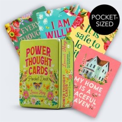 Power Thought Cards Pocket Deck: A 64-Card Affirmation Deck