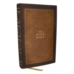1611 KJV with Apocrypha, Brown Leathersoft: Holy Bible