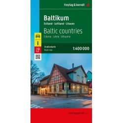 Baltic Countries - Estonia, Latvia & Lithuania Road Map