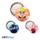 Naruto Sasuke & Sakura 3 Badge Pack