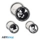 Death Note Light, L & Ryuk 3 Badge Pack